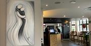 Art Trail works, like this one by Jennifer Dickson, previously displayed in local shops and venues