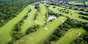 West Essex Golf Club drone shot of course