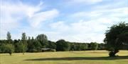 North Weald Par 3 Golf Course wide shot of fairways
