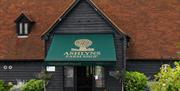 Ashlyns Organic Farm Shop entrance.