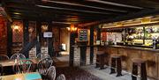 The pub interior, Black Bull Fyfield.