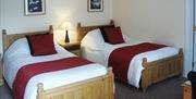 Twin room at the Fox Inn Matching Tye.