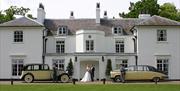 Wedding cars outside the White House Gilwell Park.
