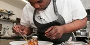 Head Chef Jahdre Hayward at Haywards Restaurant, Epping.