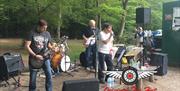 Ruby Falls performing at the Original Tea Hut, High Beech in Epping Forest