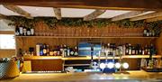The bar at The Mole Trap pub, Essex