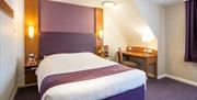 Bedroom at the Premier Inn Chingford.