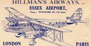 Hillmans Airways, the company that created the original airfield at Stapleford