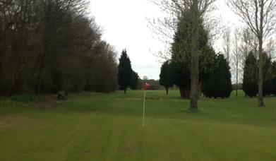 North Weald Par 3 Golf Course fairways and hole