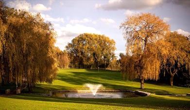 Abridge Golf Club - view of water feature