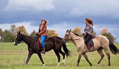 Horse riding in London's Epping Forest.