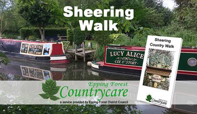 The Sheering walk takes you past the Maltings Antique Centre and along a canal.