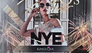 Kings Oak High Beech New Years Glamour Party for over 30s