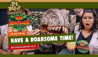 29th May to 6th June
Have a roarsome time!
Big Dinosaur Day Out