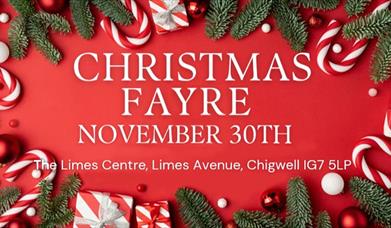Limes Centre Christmas Fayre Sunday 30th November 2025