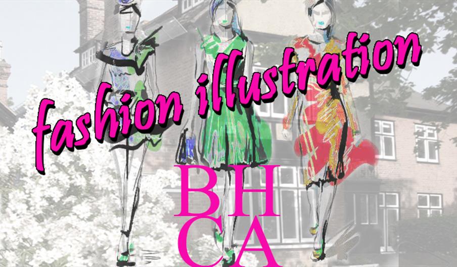Fashion illustration class at BHCA.
