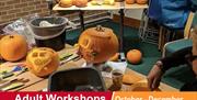 Adult Workshop, Pumpkin Carving.