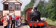 Epping Ongar Railway steam at Ongar Station