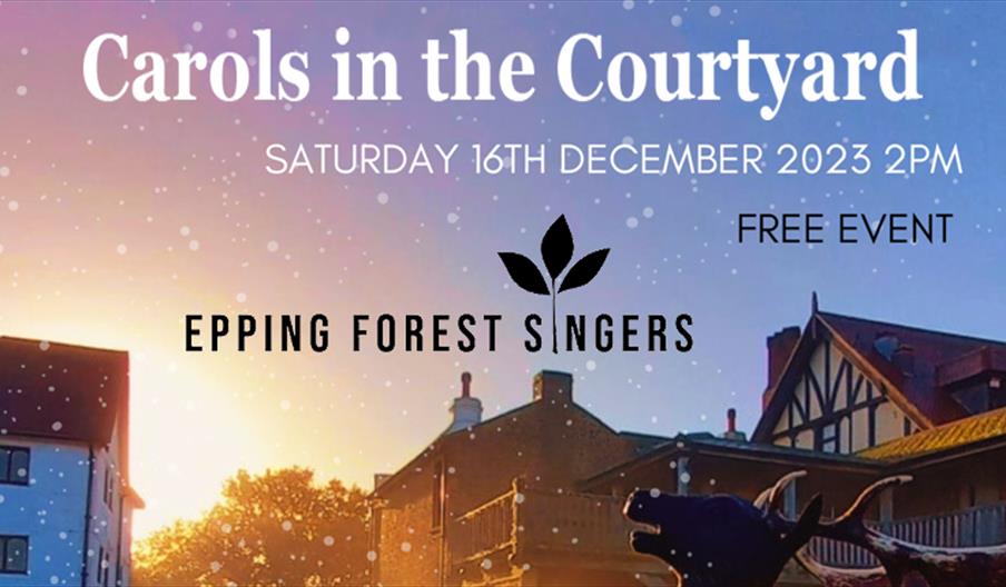 Epping Forest Singers perform Carols in the Courtyard in Epping Forest