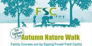 Epping Forest Field Centre children's Autumn Nature Walk for 5 to 7 year olds.