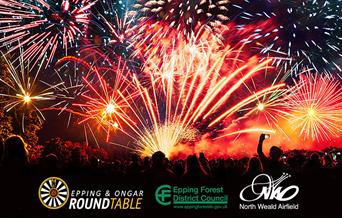 Epping & Ongar Round Table Fireworks Event at North Weald Airfield 2019
