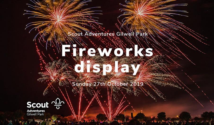 Fireworks display at Gilwell Park