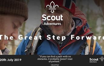 The Great Step Forward, a challenge celebrating 100 years of scouting.