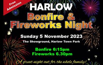 Harlow Free Bonfire and Fireworks Night