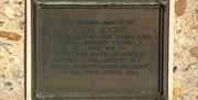 The plaque over John Locke's tomb. Placed 1957 by the American and British Commonwealth Association.