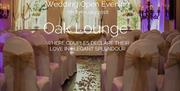 Weddings in the Oak Lounge, Kings Oak High Beach.