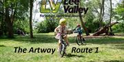 The Artway trail of 5.5 miles through Lee Valley Park