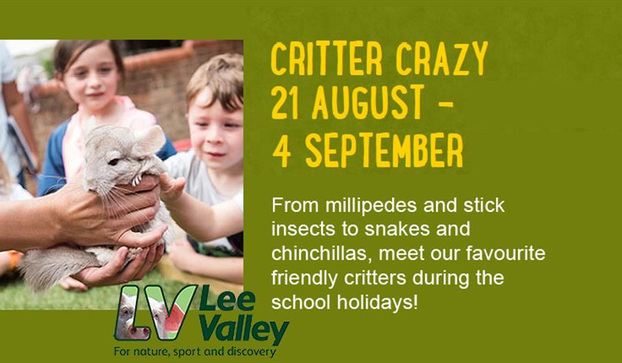 Critter Crazy at Lee Valley Park Farms, Waltham Abbey.
