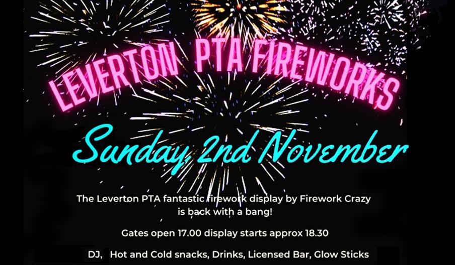 Leverton PTA firework display at Leverton School, Waltham Abbey. 2nd November 2025. Leverton PTA firework display at Leverton School, Waltham Abbey. 2nd November 2025.
