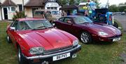 Previous North Weald Airfield Museum classic cars on display.