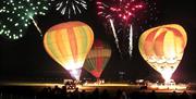 Fireworks event on North Weald Airfield