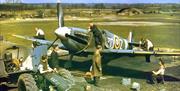 Getting a Spitfire ready - North Weald 1942