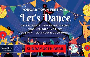 The theme for the 2023 Ongar Town Festival on April 30th is Let's Dance.