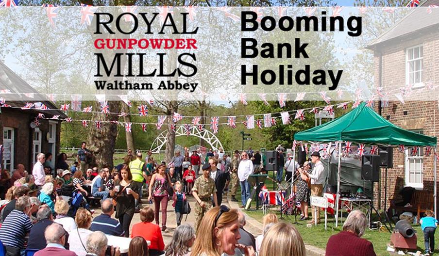 Booming Bank Holiday at the Royal Gunpowder Mills.