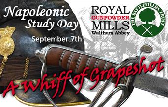 Royal Gunpowder Mills in association with The Battlefields Trust presents its second Study Day this time exploring firepower in the Napoleonic period.