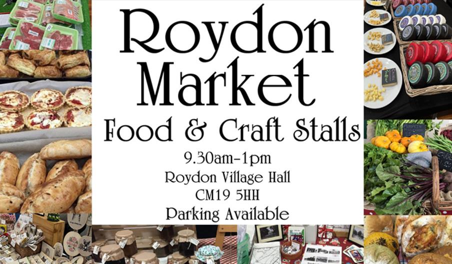 Roydon Market ay Roydon Village Hall