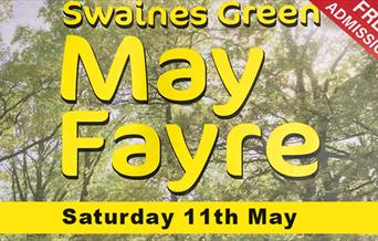 Swaines Green May Fayre Epping. 29th April 11am to 5pm.