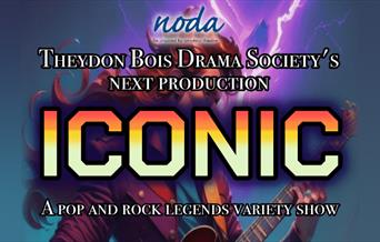 Theydon Bois Drama Society presents ICONIC, a pop & rock legends variety show at Theydon Bois Village Hall