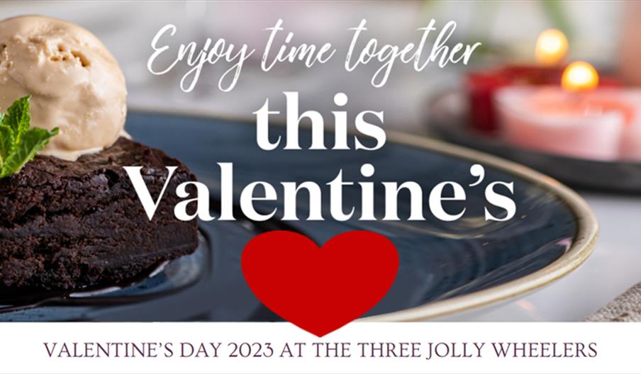 Valentine's meal at the Three Jolly Wheelers