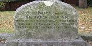 Photograph of the gravestone of John Palmer, alias Richard Turpin, in York.