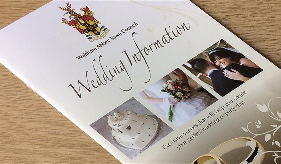Weddings at Waltham Abbey Town Hall booklet