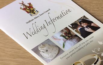 Weddings at Waltham Abbey Town Hall booklet