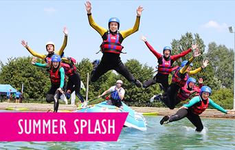 Summer Splash at the Lee Valley White Water Centre.
