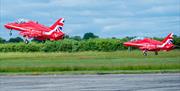 Red Arrows models at Wings and Wheels, North Weald Airfield