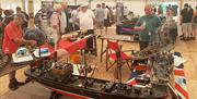 Displays and activities under cover as well as outside and in the air at Wings and Wheels.