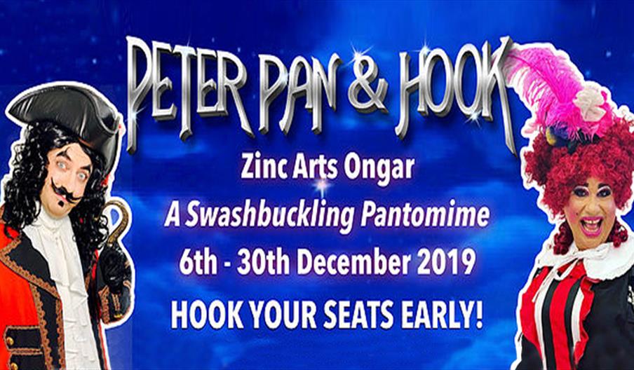 Peter Pan & Hook at Zinc Arts Ongar